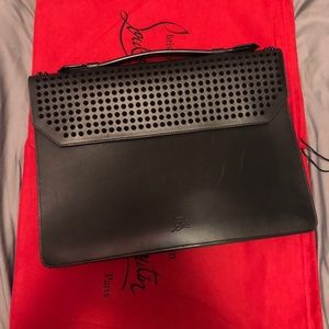 Christian Loubutin briefcase